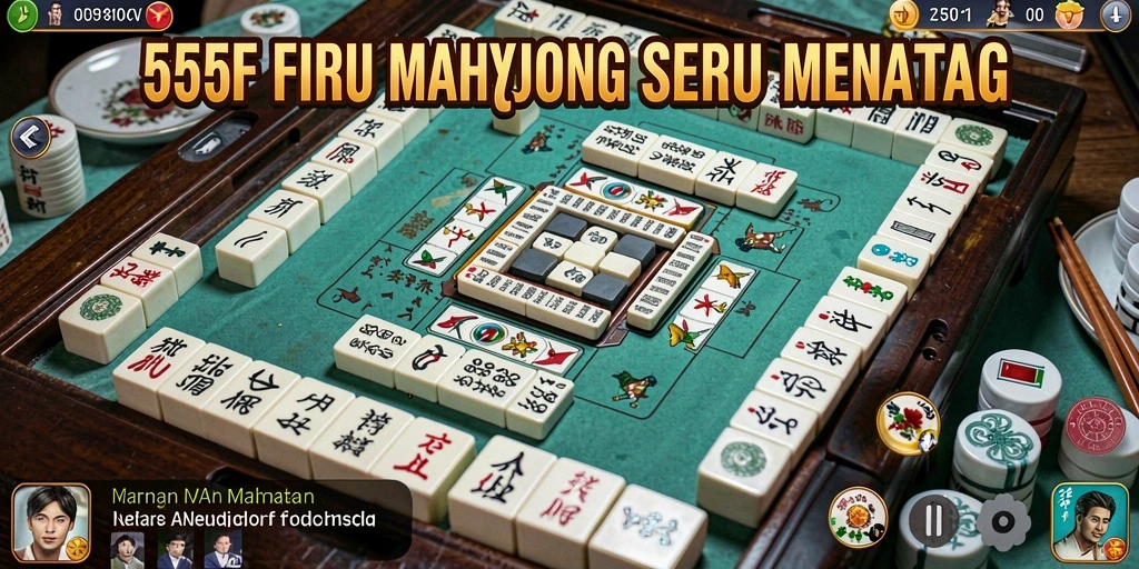 Tampilan gameplay Mahjong yang menakjubkan di 555F.
