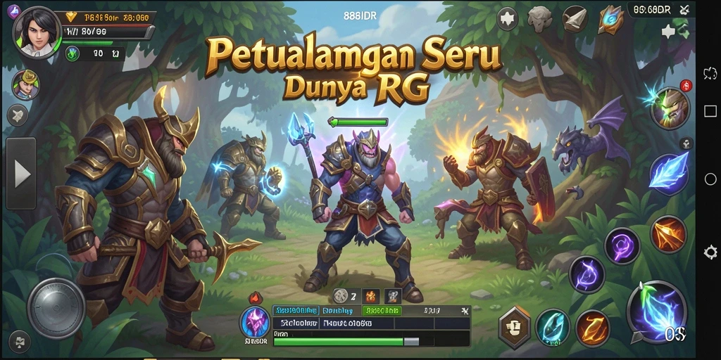 Gameplay seru dan dinamis dalam 888IDR untuk penggemar RPG.