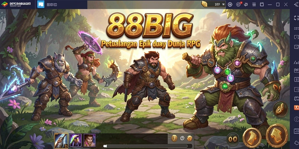 Gameplay RPG yang menarik dengan petualangan seru.