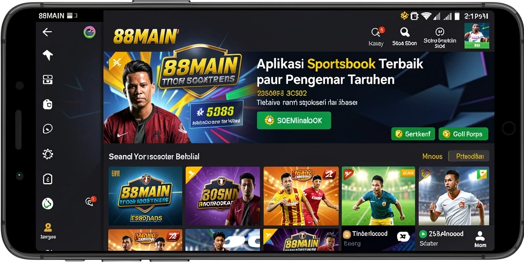 Tampilan menarik dari gameplay Sportsbook 88MAIN.