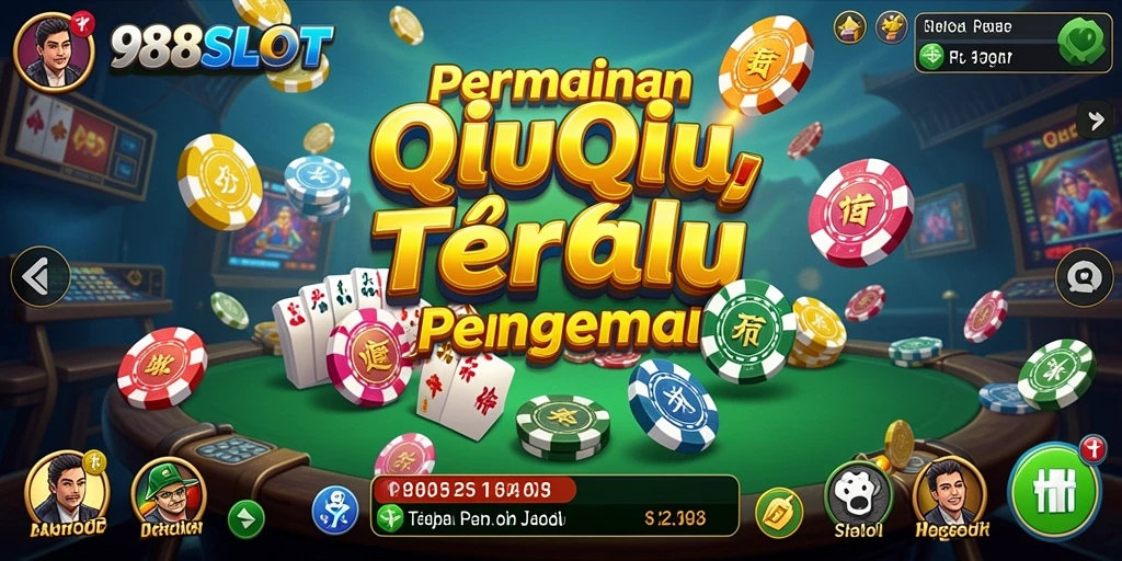 Tampilan gameplay QiuQiu yang menarik di 988SLOT.