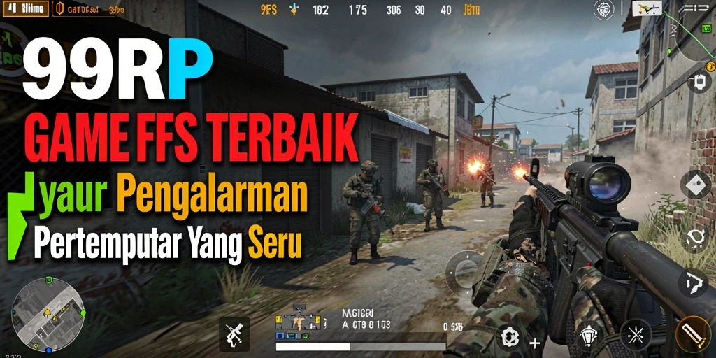 Tangkapan layar menunjukkan aksi seru gameplay FPS 99RP.