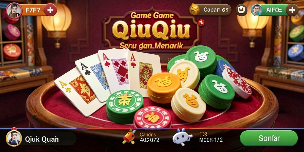 Gameplay seru dalam F7F7 dengan suasana kompetitif QiuQiu.