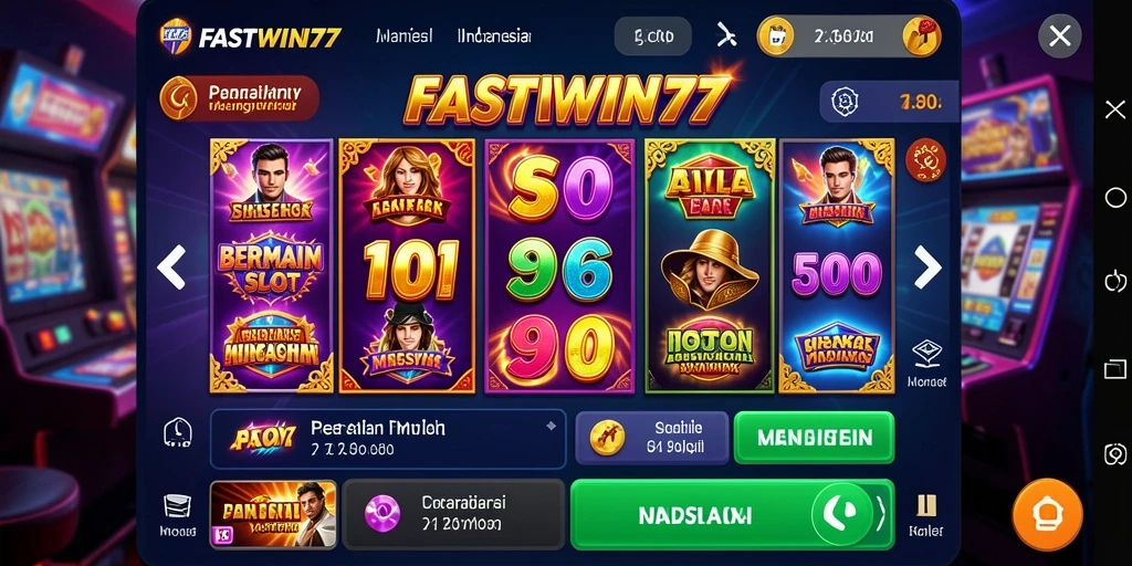 Tampilan gameplay Slot yang menarik dan penuh warna di FASTWIN77.