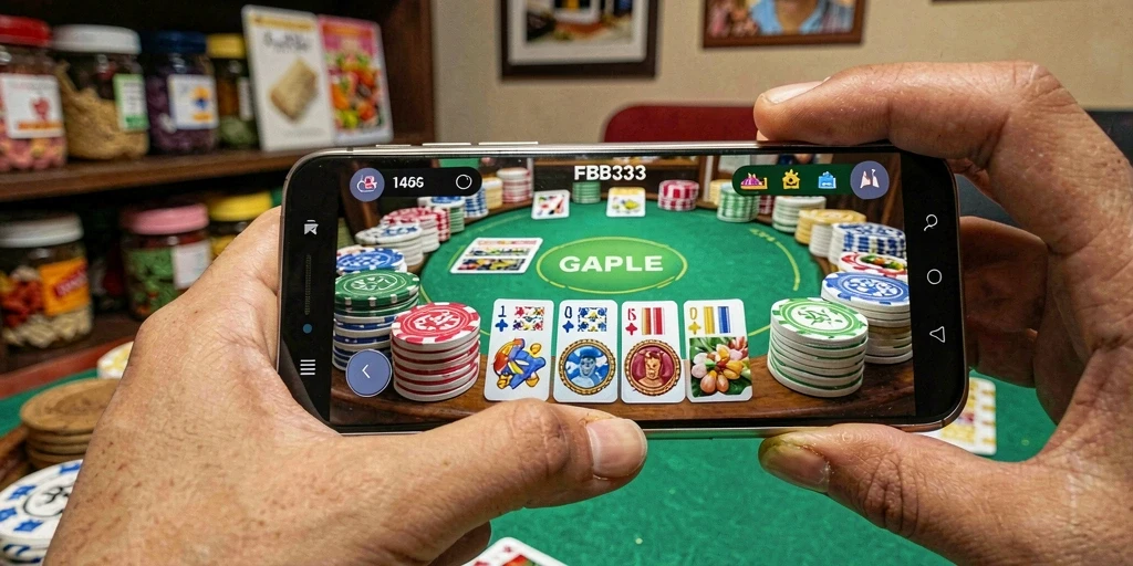 Tampilan menarik dari gameplay Gaple di FB333.