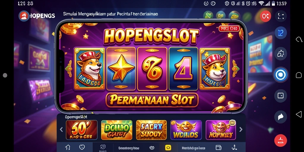 Screenshot menunjukkan pengalaman seru bermain HOPENGSLOT.