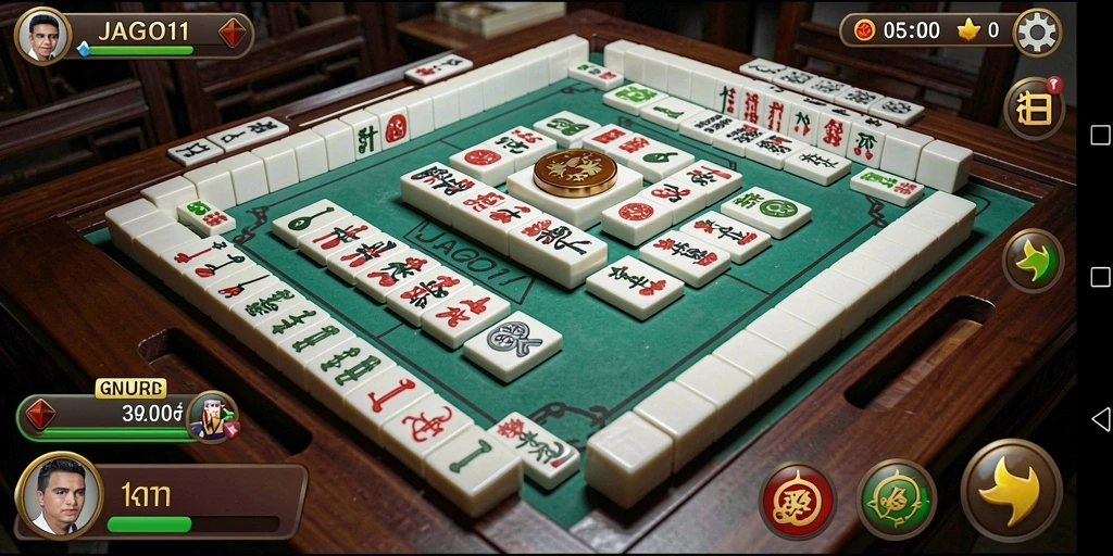 Tampilan gameplay Mahjong di JAGO11 yang menarik dan menantang.