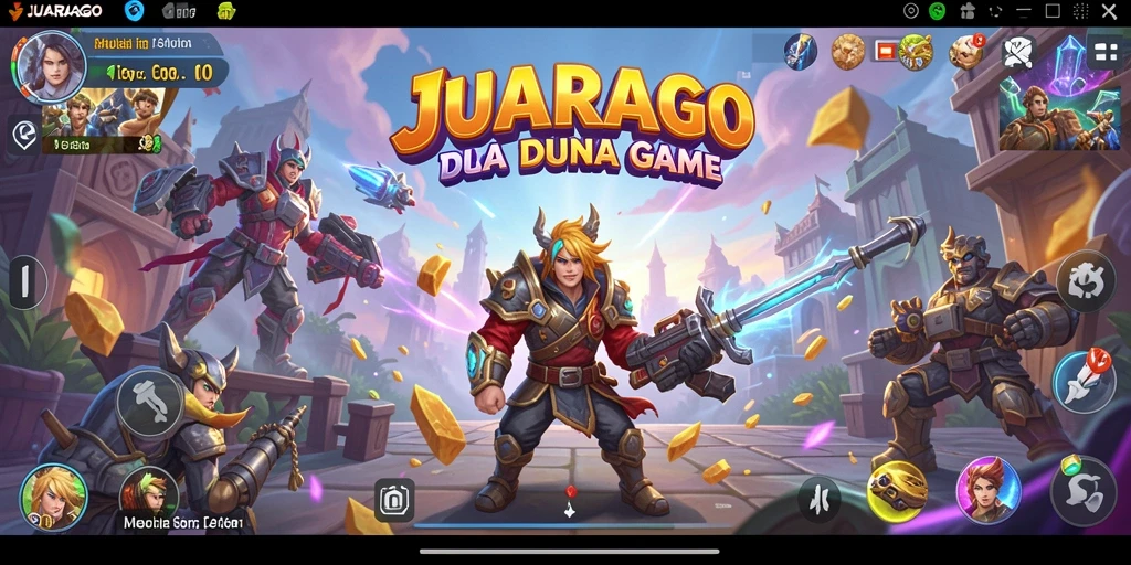 Screenshot utama JUARAGO menampilkan gameplay Simulation yang seru dan mendalam.