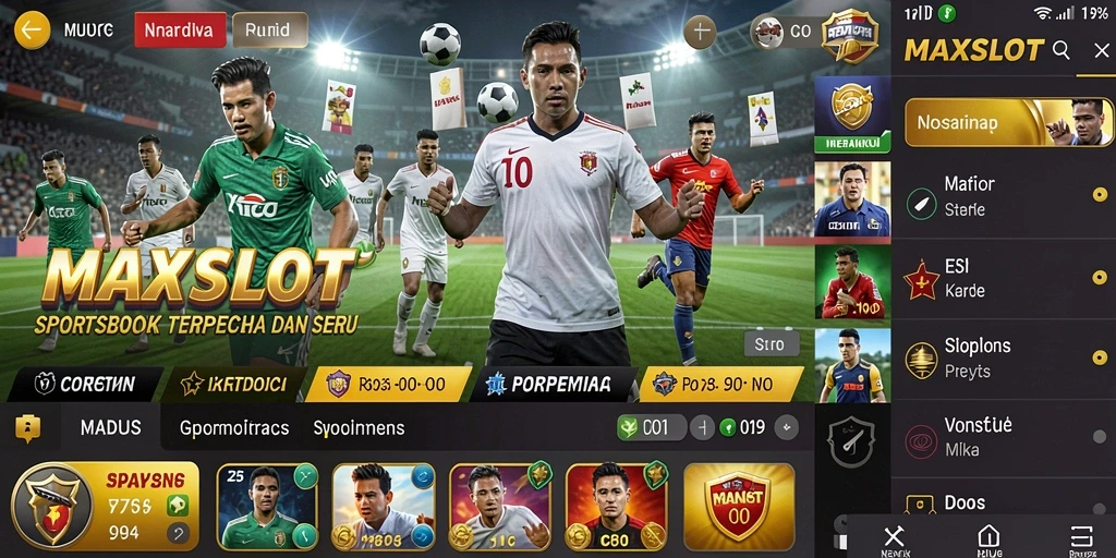 Screenshot gameplay MAXSLOT yang menampilkan antarmuka taruhan yang seru.