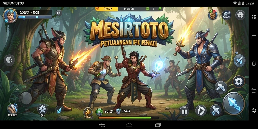 Tangkapan layar gameplay <strong>MESIRTOTO</strong> menampilkan petualangan yang mendebarkan.