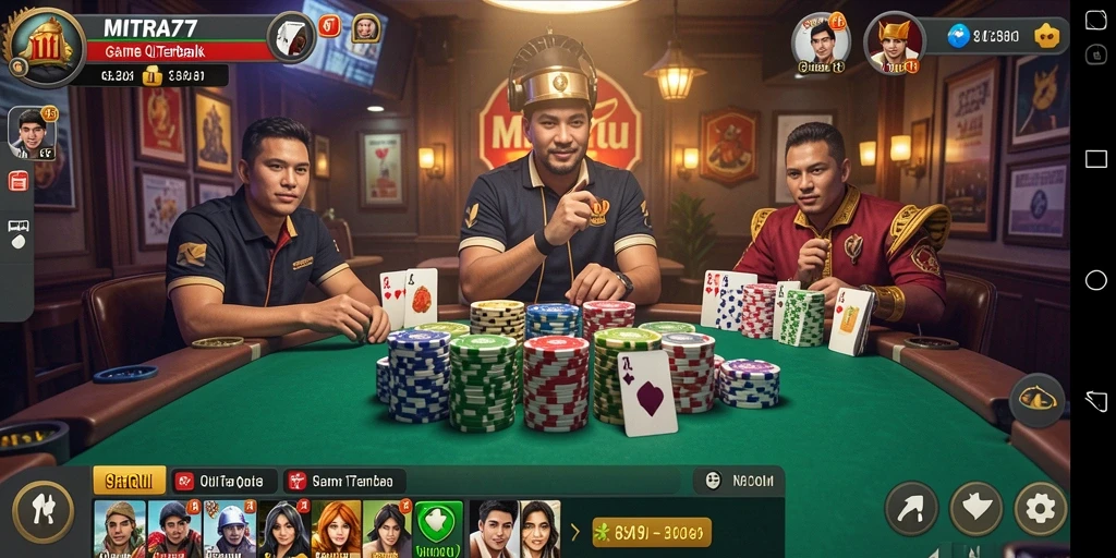Screenshot dari gameplay seru di MITRA77.