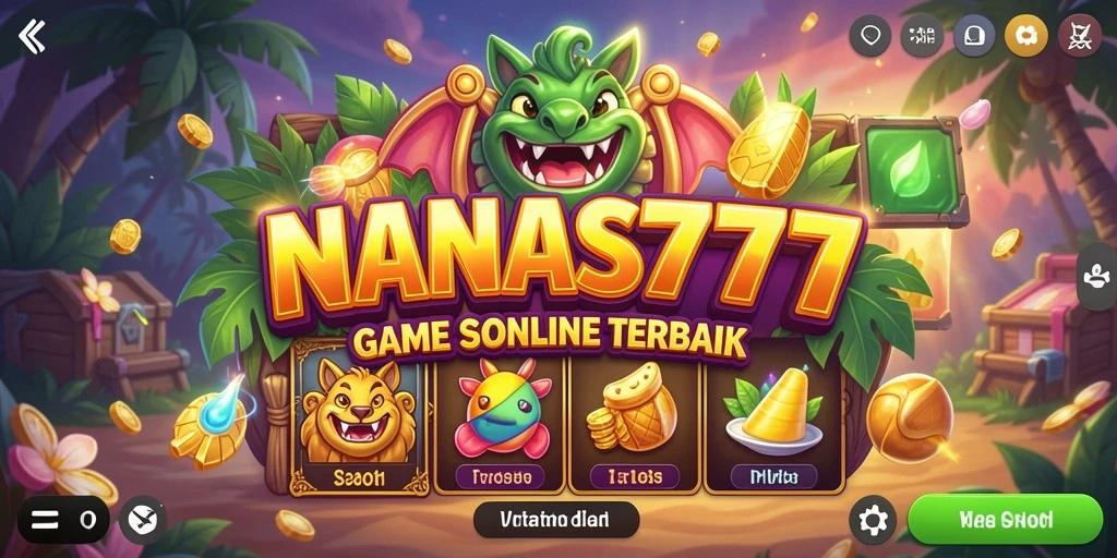 Tampilan gameplay yang mendebarkan di NANAS777 dengan animasi yang hidup.