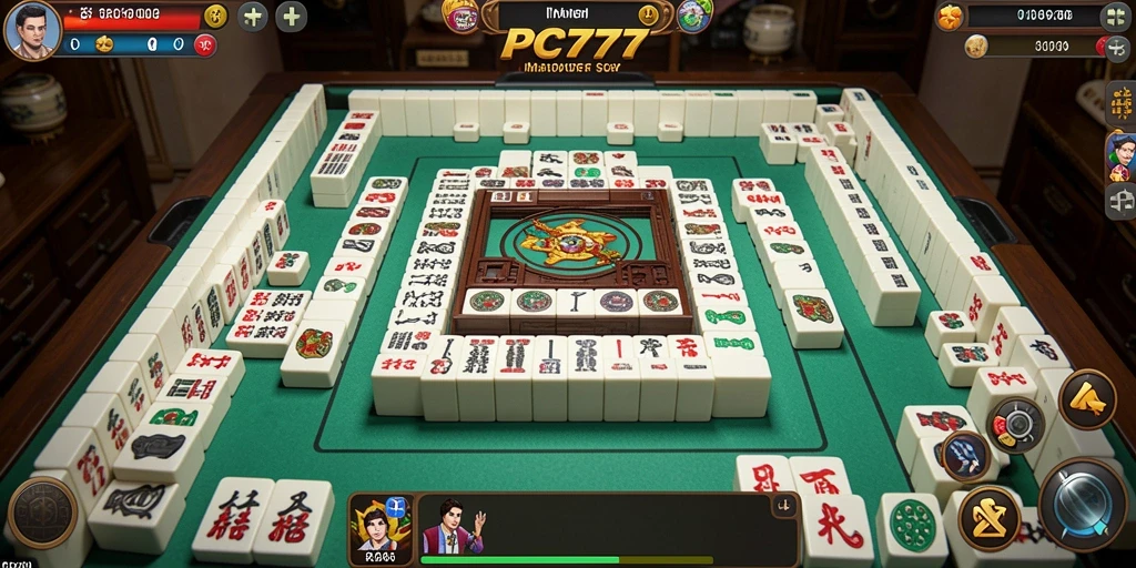 Screenshot permainan PC777 menampilkan gameplay Mahjong yang seru dan menyenangkan.