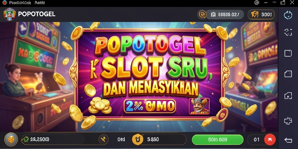 Screenshot utama dari POPOTOGEL menampilkan gameplay seru permainan slot.