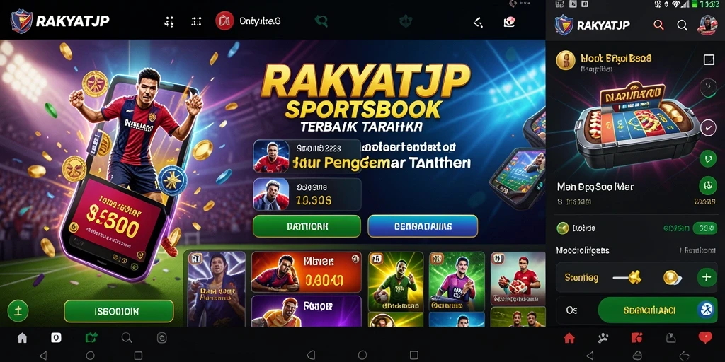 Tampilan gameplay RAKYATJP yang menarik dan interaktif.
