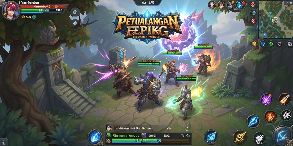 Gameplay S80 menampilkan aksi seru dalam dunia MMORPG yang luas.