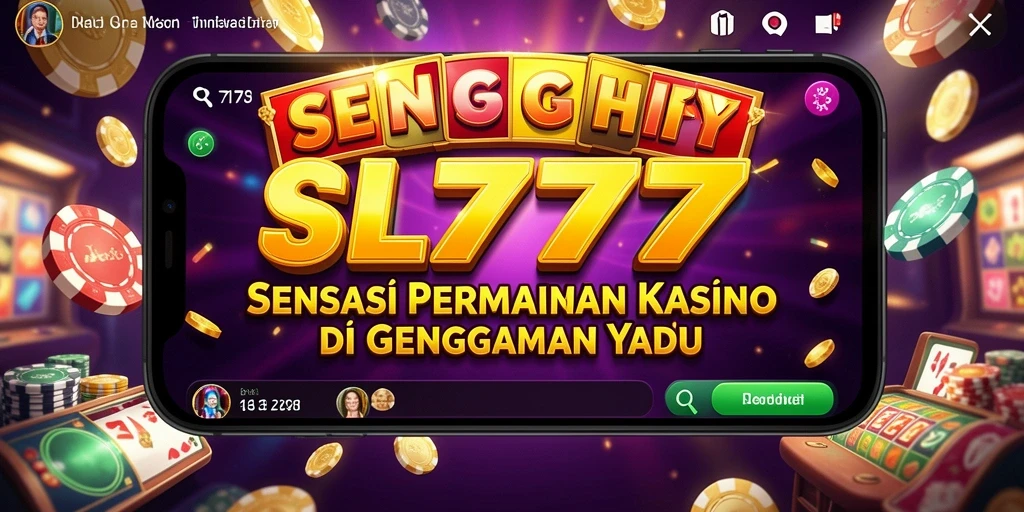 Screenshot SL777 menampilkan suasana permainan Kasino yang menarik dan mendebarkan.