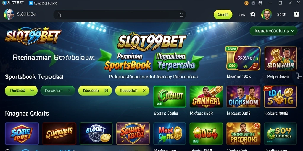 Tampilan menarik dari gameplay SLOT99BET yang mendebarkan.